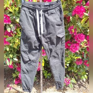 Be hype Lenny Black Cargo Joggers